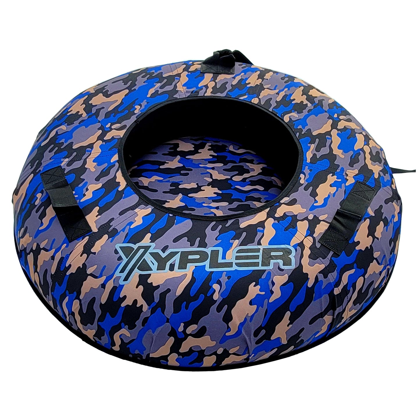 Blue Camo Hard Bottom Snow Tube