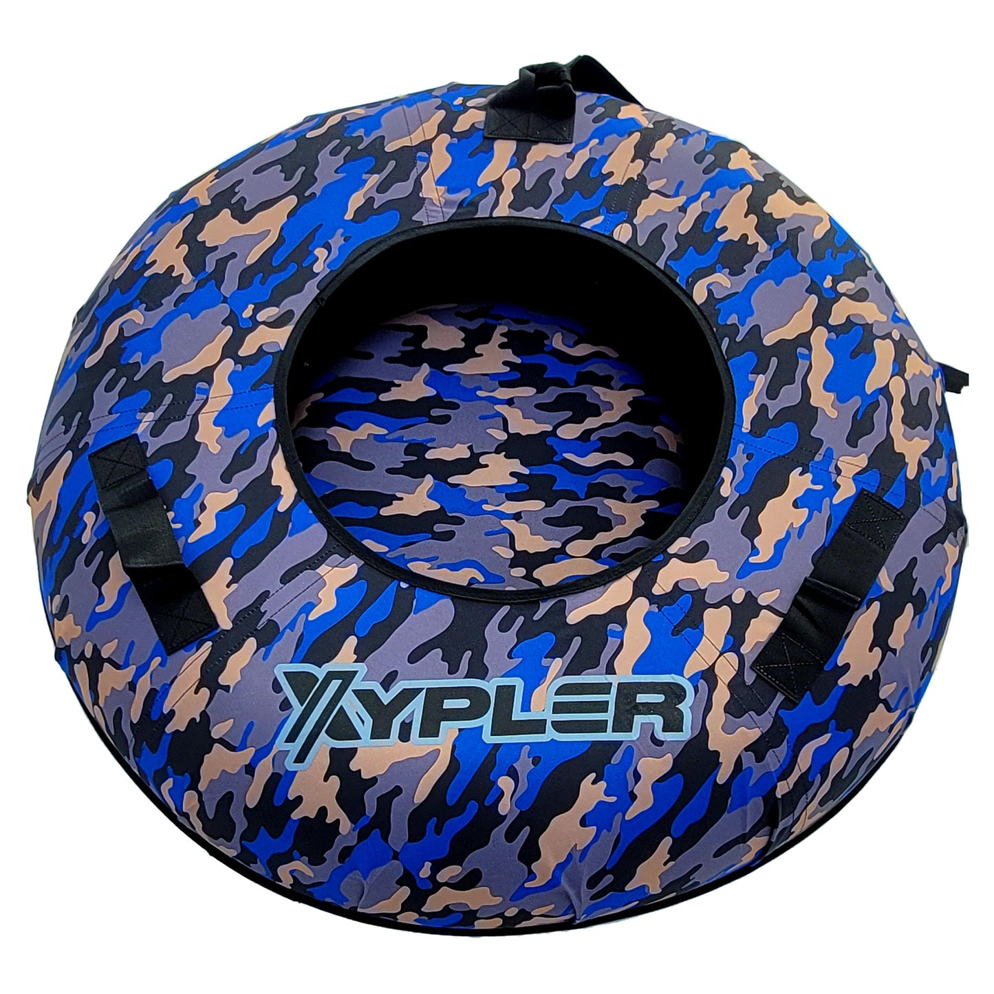 Blue Camo Hard Bottom Snow Tube