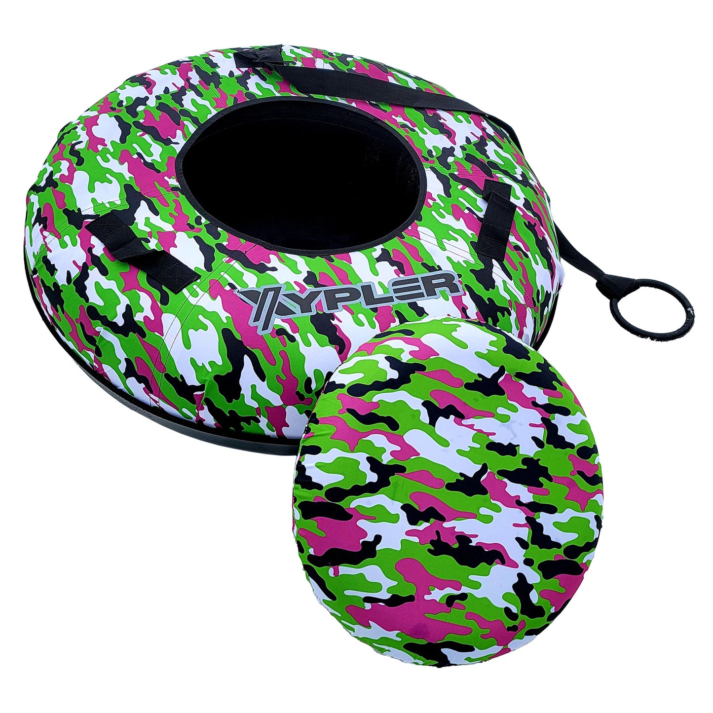 Green Camo Hard Bottom Snow Tube