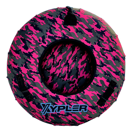 Pink Camo Hard Bottom Snow Tube