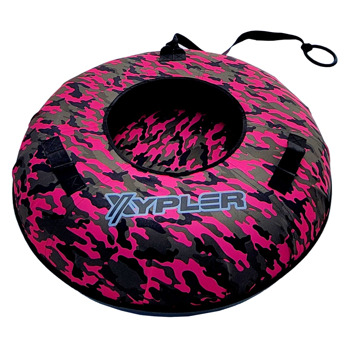 Pink Camo Hard Bottom Snow Tube